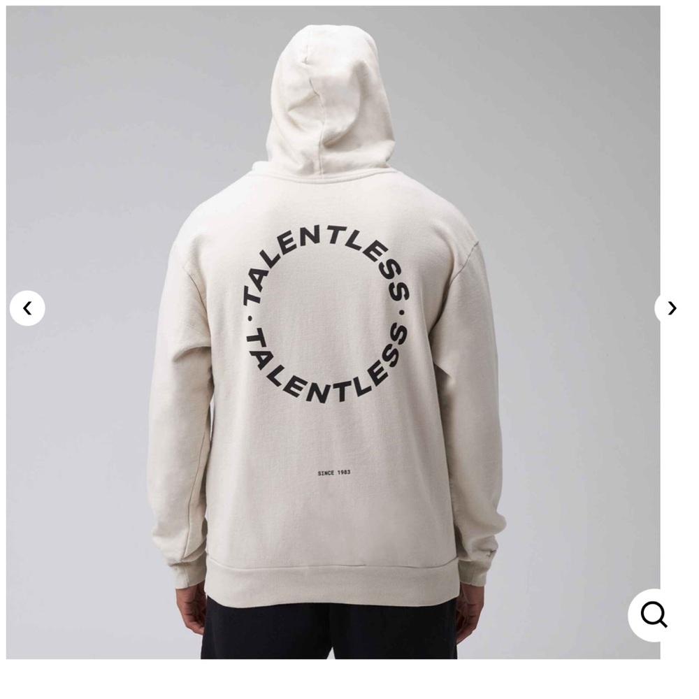 Talentless circle logo hoodie